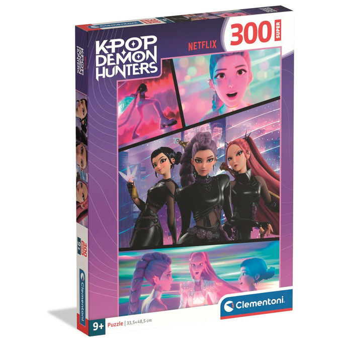 Clementoni 21760 Puzzle 300pz K-Pop Demon Hunters dimensione 33,5cm x 48,5cm colore Multicolore
