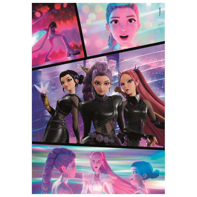 Clementoni 21760 Puzzle 300pz K-Pop Demon Hunters dimensione 33,5cm x 48,5cm colore Multicolore