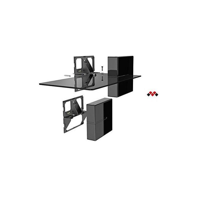 Meliconi Ghost Cube Shelf Sistema Copricavi Componibile con Ripiani Nero