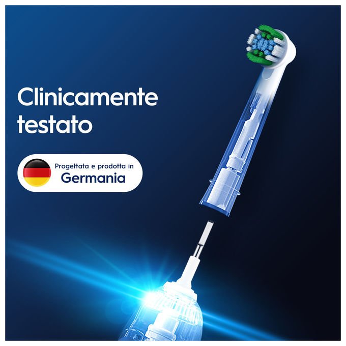 Oral-B EB20RX Testina di Ricambio PRO Precision Clean con Setole a X 10 Pezzi colore Bianco