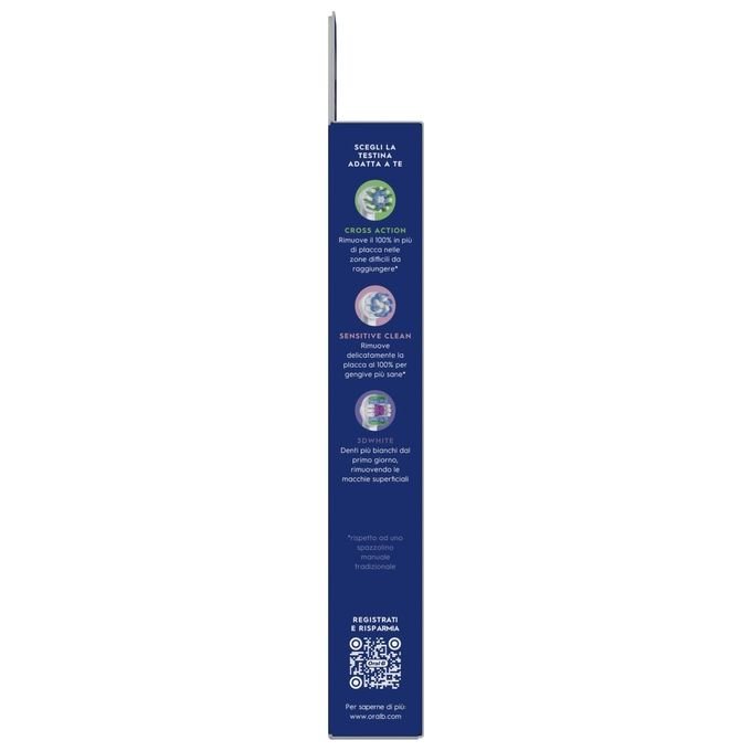 Oral-B EB20RX Testina di Ricambio PRO Precision Clean con Setole a X 10 Pezzi colore Bianco