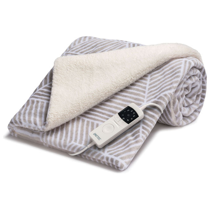 Imetec 26208 CaldoPlaid Adapto Plus Coperta elettrica 150 W 6 Temperature Lavabile Grigio