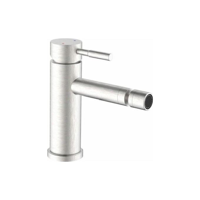 Idro Bric Antea Miscelatore monocomando per bidet Rompigetto per il risparmio dell'acqua Acciaio spazzolato SS304
