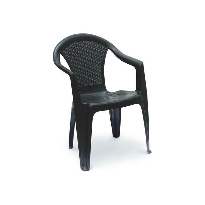 Ipae Progarden Sedia da Esterno Rattan Kora Antracite