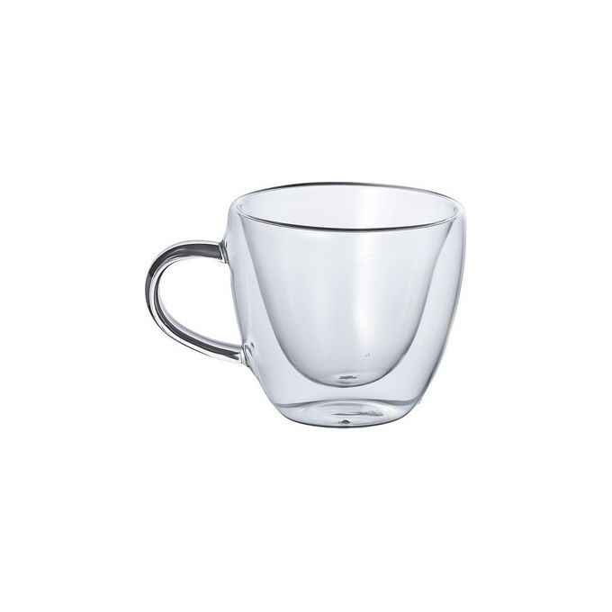 Set 2 Tazze The senza Piatto Vetro Borosilicato
