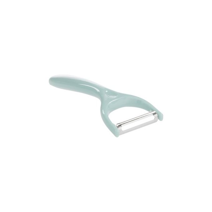 Casa Collection Pelaverdure Azzurro Utensile da Cucina per Affettare e Sbucciare Frutta e Verdura
