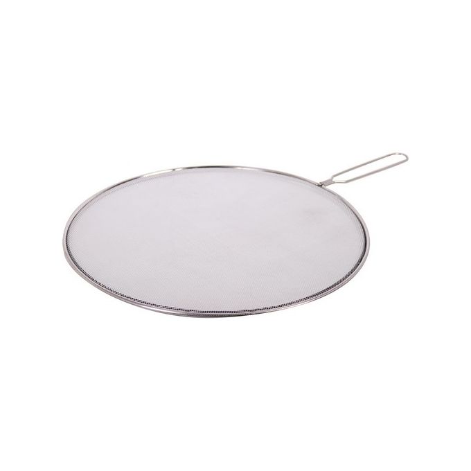 Paraspruzzi con Manico Diametro 25 Cm in Acciaio Inox