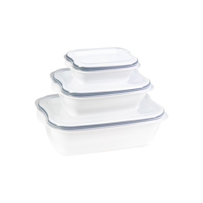 Set 3 Contenitori Rettangolari MicroandFreezer