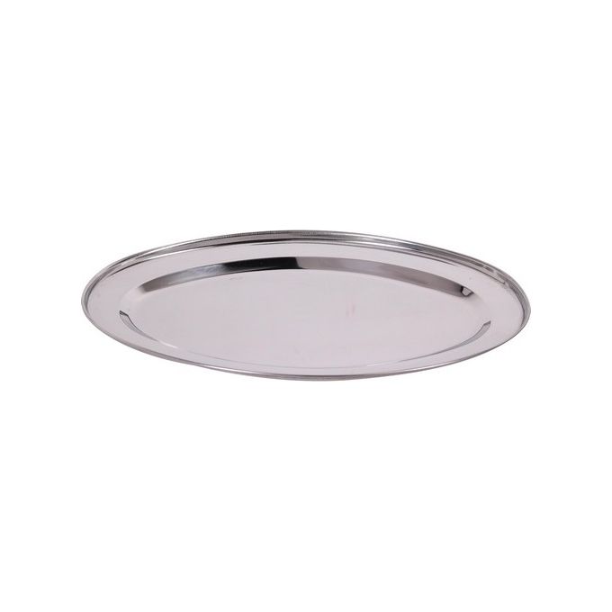 Vassoio Ovale 40X27 Cm Acciaio Inox