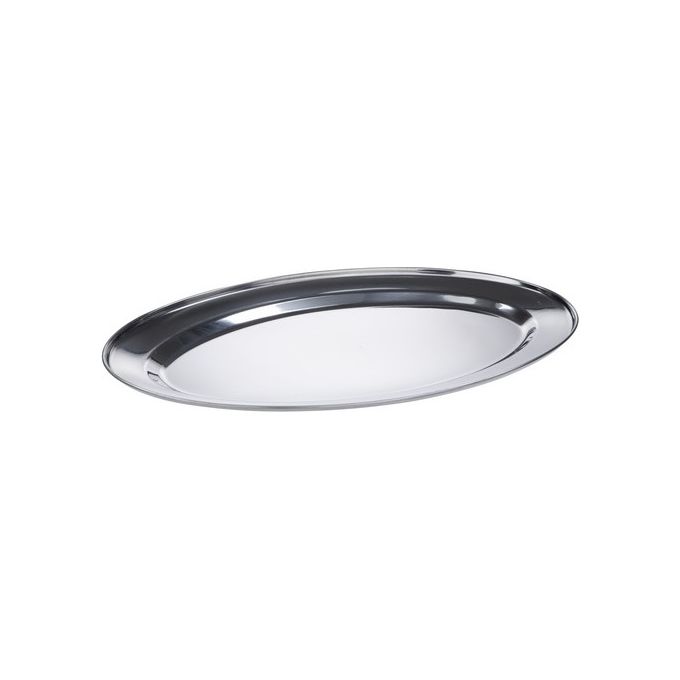 Vassoio Ovale 45X30 Cm Acciaio Inox