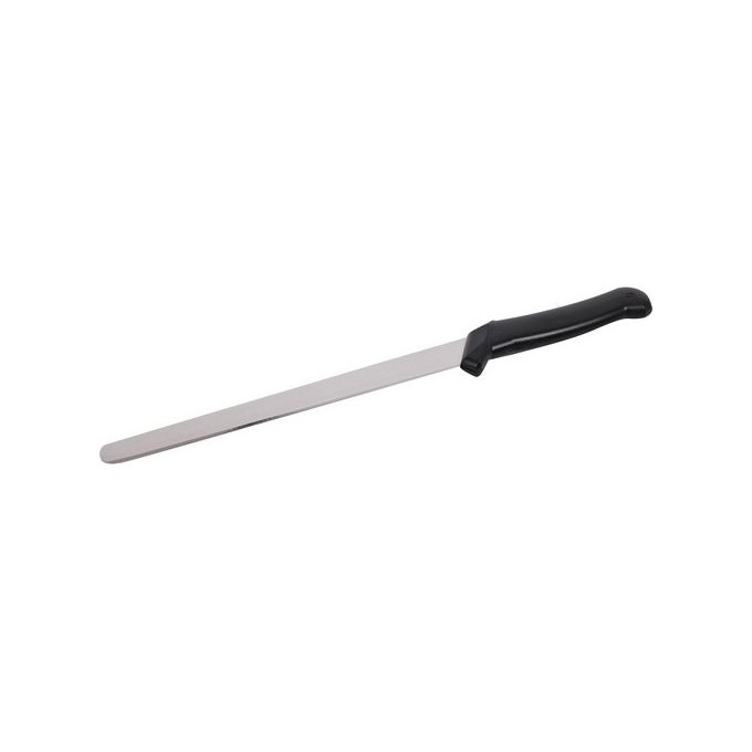 Coltello Prosciutto Kitchen World Manico Nero 24 Cm