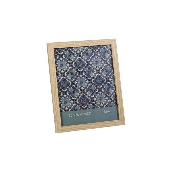 Cornice Portafoto Ted in Mdf e Vetro 20X25 cm Naturale