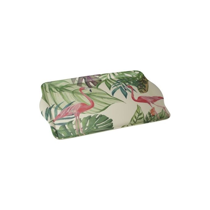 Vassoio Rettangolare Jungle 45,5X28,4X2 Cm in Fibra di Bamboo