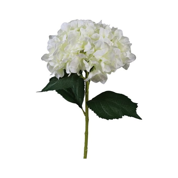 Ortensia in Plastica 80 cm Bianco