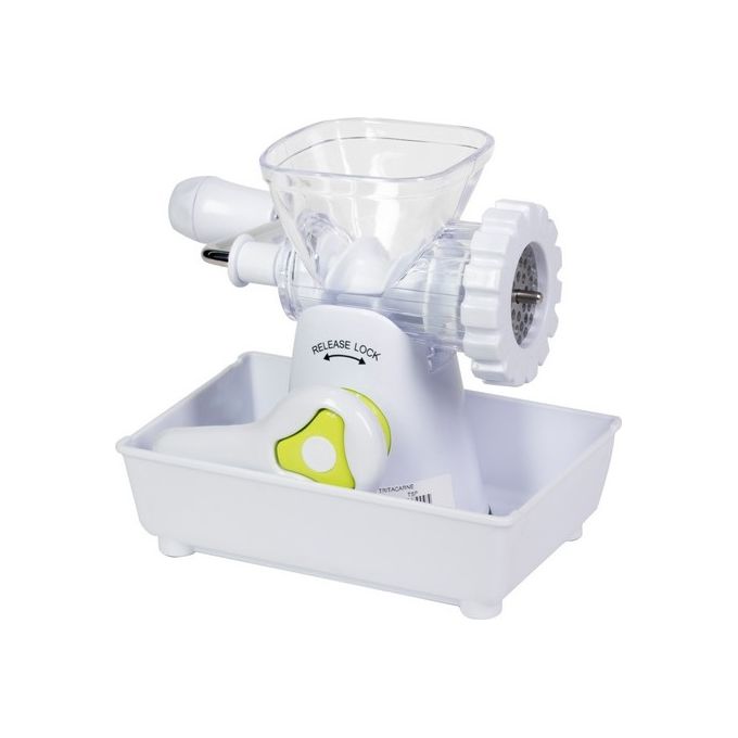 Tritacarne in Plastica Bianco-Verde