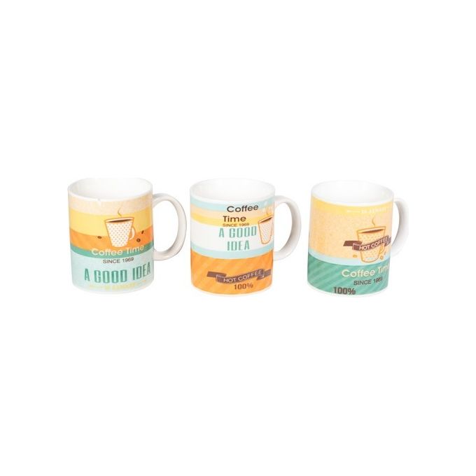Mug Coffee Time 320 cc New Bone China