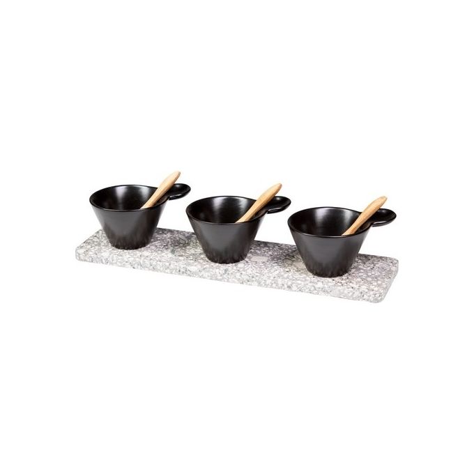 Casa Collection Set 7 Pezzi Apetizer per Servizi di Piatti Casa e Arredamento Con Design Elegante e Funzionale