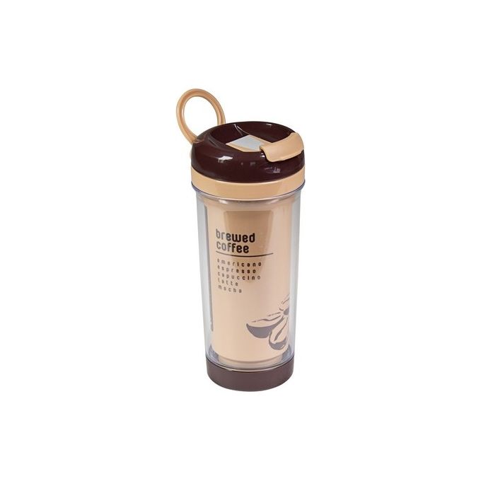 Mug Doppia Camera Ml 400 Marrone