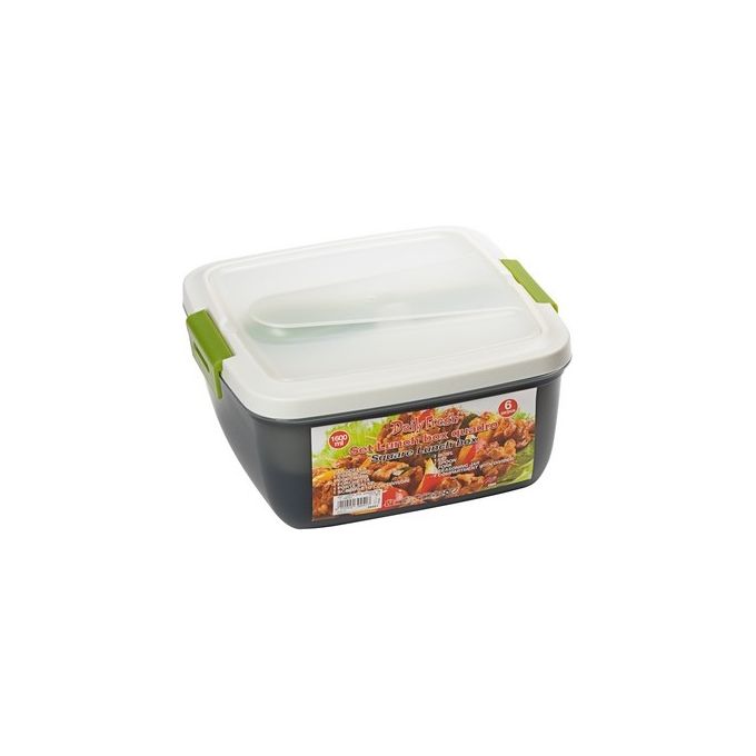 Set 6 Pezzi Lunch Box Quadrato Daily Fresh