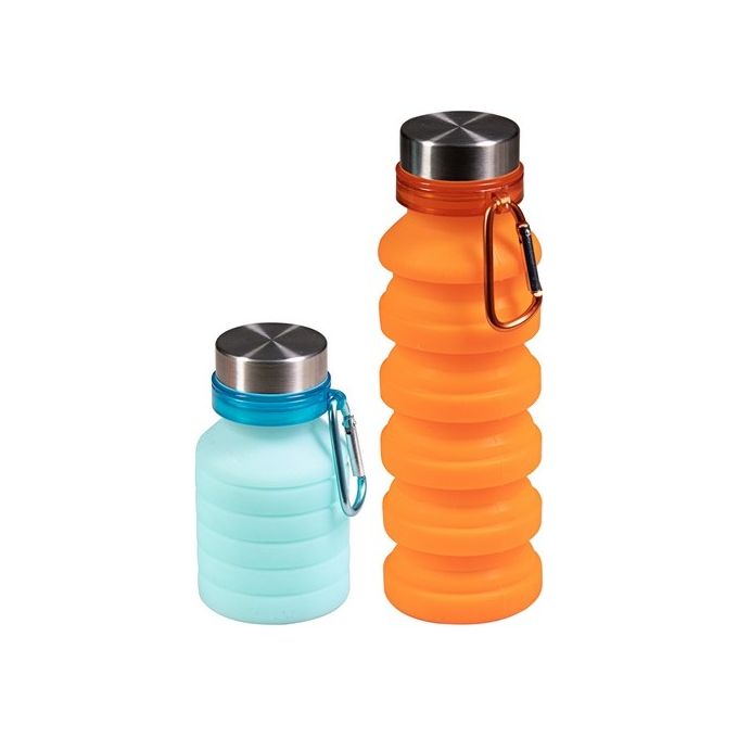 Borraccia Pieghevole Molly in Silicone 470 Ml Blu