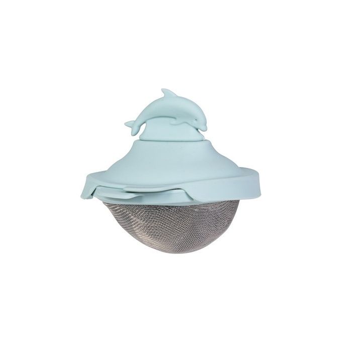 Cuoci Uovo in Silicone e Acciaio Inox Azzurro