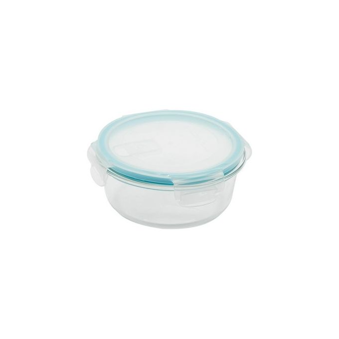 Contenitore Tondo con Coperchio e Sfiato in Vetro 650 Ml