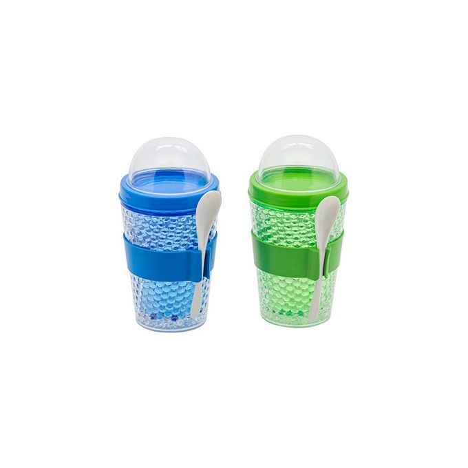 Contenitore per Yogurt 300 Ml Blu-Verde