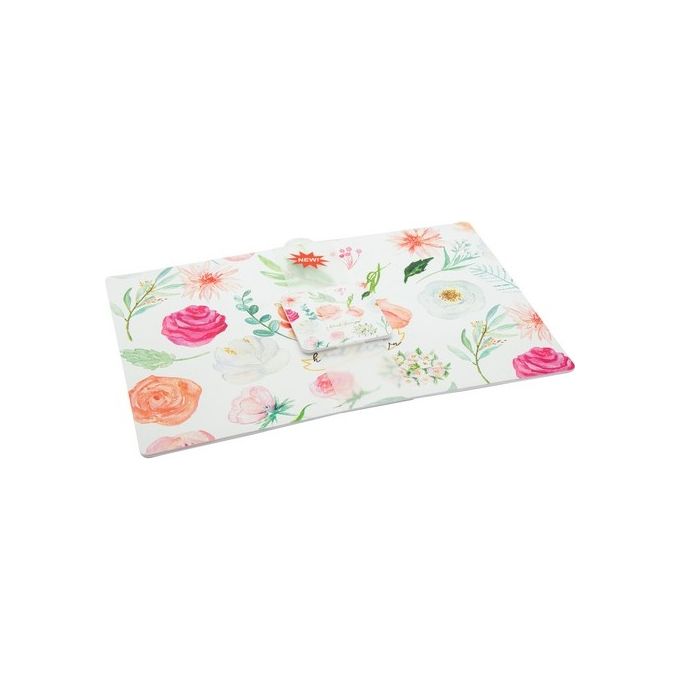 Set 6 Tovagliette con 6 Sottobicchieri Antiscivolo Floreale
