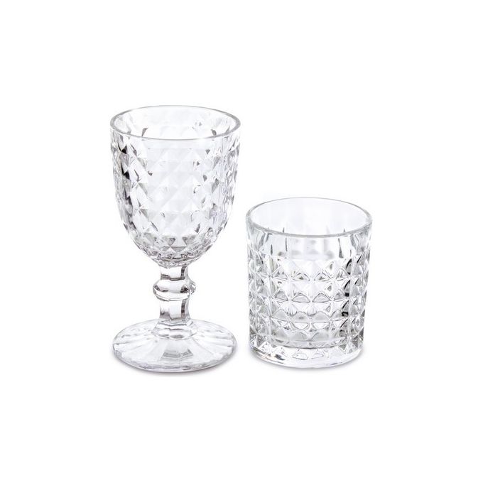 Set 12 Pezzi Calici e Bicchieri Sissiy 310 Cc in Vetro