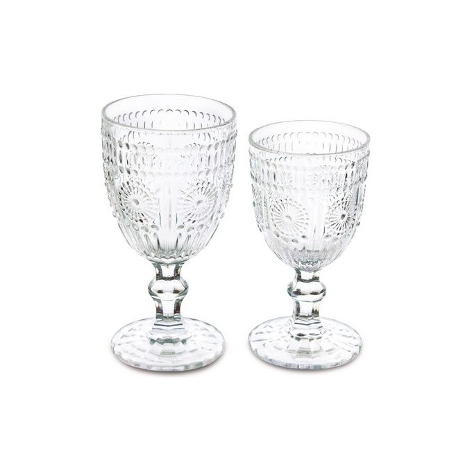 Set 12 Pezzi Calici Sissiy 300 e 320 Cc in Vetro