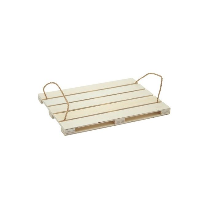 Vassoio a Servire in Legno Pallet 38X28X2,5