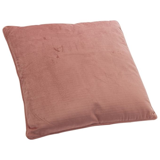 Cuscino da Arredo Sfoderabile in Velluto Rose 100% Poliestere 45X45 cm Rosa