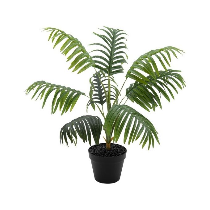 Felce artificiale in Vaso Nero 70 cm