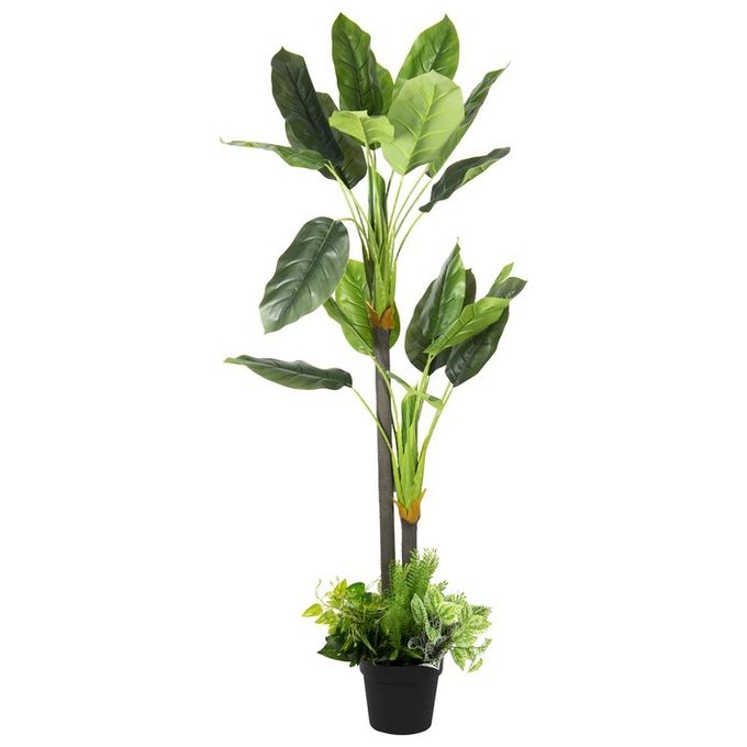 Ficus artificiale in Vaso Nero 160 cm