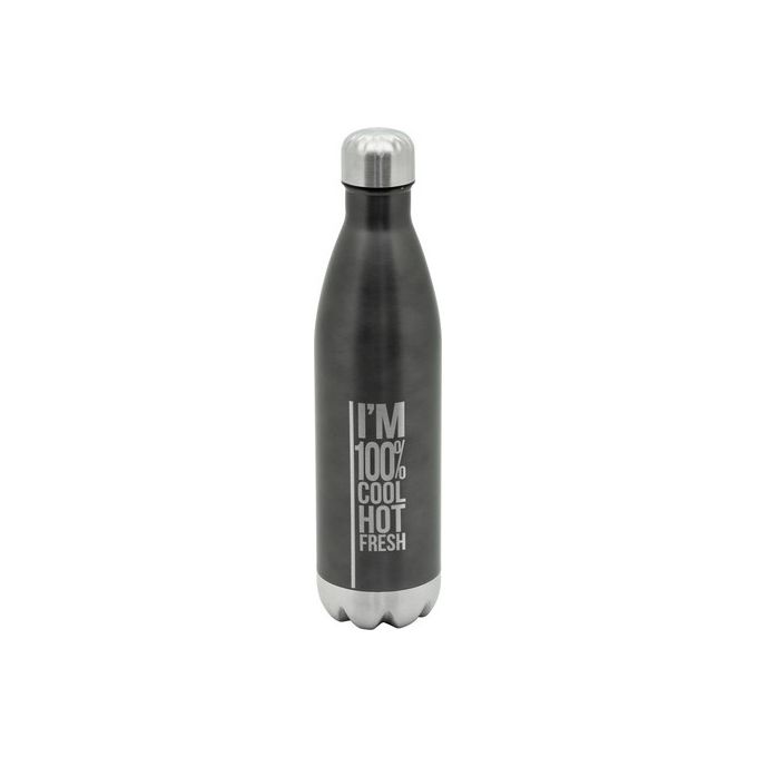 Bottiglia Cola 0,75 Litri HotandFresh in Acciaio Grigio