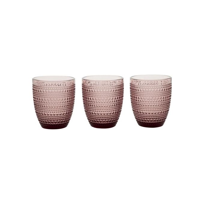 Gruppo 3 Bicchieri Dishna 300 Cc Purple