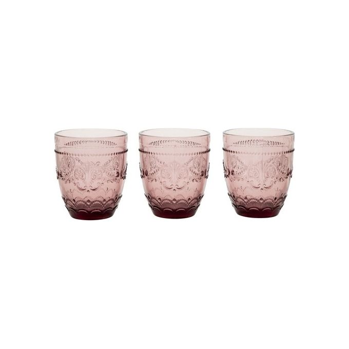 Gruppo 3 Bicchieri Noblesse 300Cc Purple