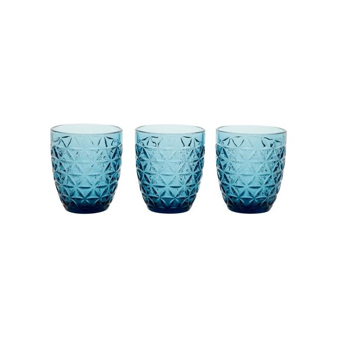 Gruppo 3 Bicchieri Margot 300Cc Blu