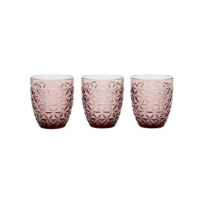 Gruppo 3 Bicchieri Margot 300Cc Purple