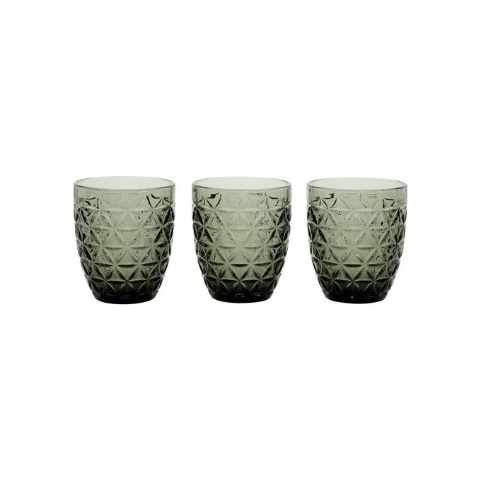 Gruppo 3 Bicchieri Margot 300Cc Grigio