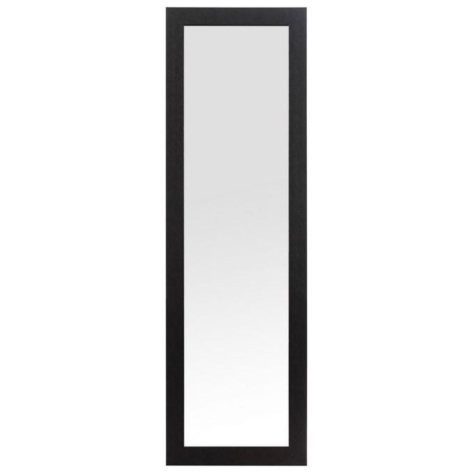 Specchio da Parete Amal con Cornice in Polistirolo 30X120 cm Nero