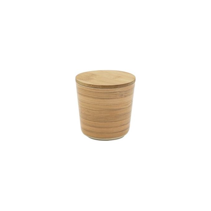 Barattolo Woody Cm 10X10 Con Tappo in Bamboo
