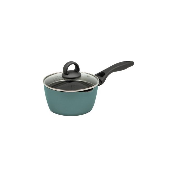 Casseruola Cooker con 1 Manico e Coperchio 16 cm in Alluminio Forgiato Azzurro