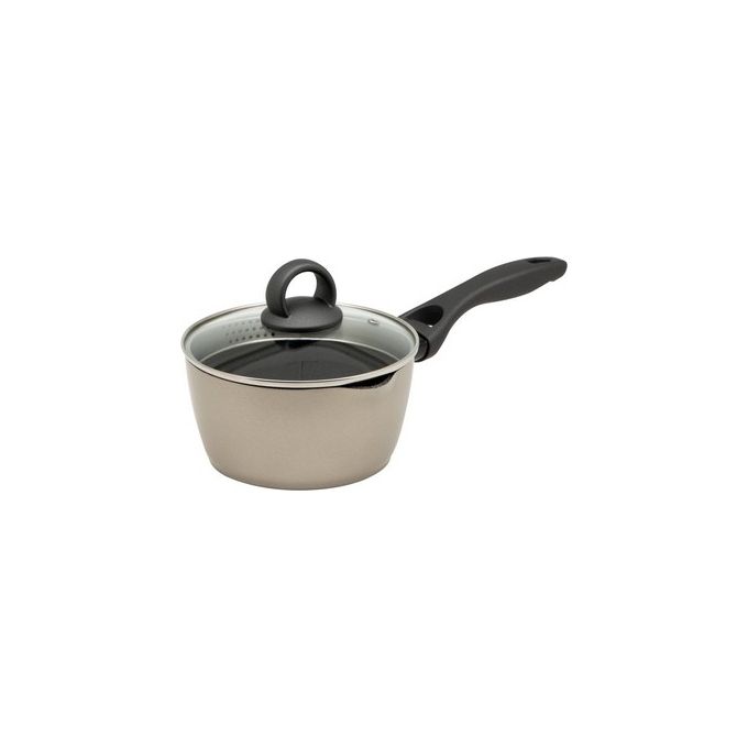 Casseruola Cooker con 1 Manico e Coperchio 16 cm in Alluminio Forgiato Oro