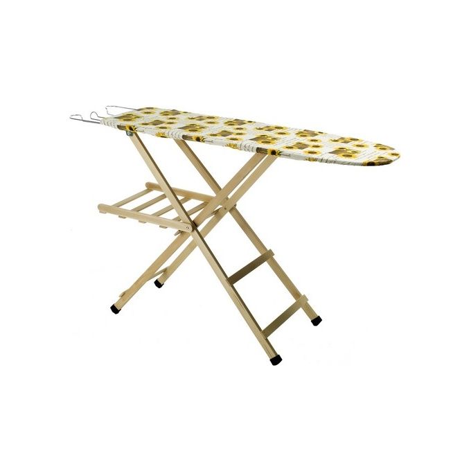 Asse da Stiro in Legno di Faggio 6,5X35XH141 cm Naturale