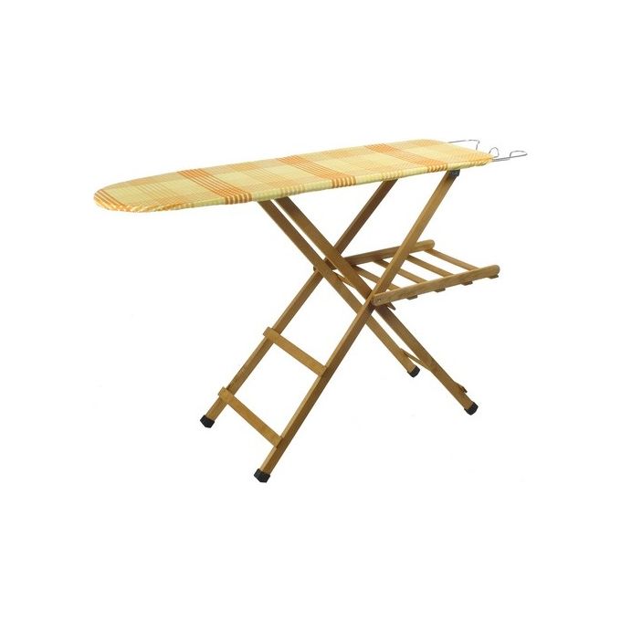 Asse da Stiro in Legno di Faggio 6,5X35XH141 cm Noce
