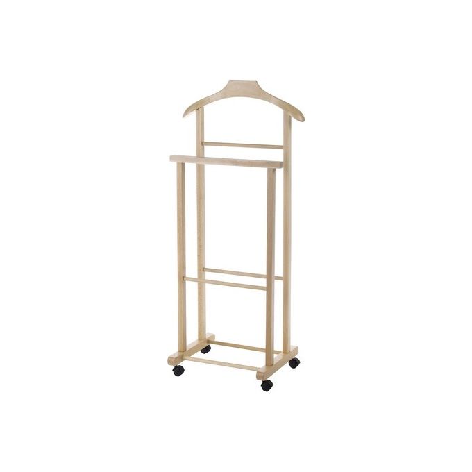 Indossatore in Legno di Faggio 5X44,5XH97,5 cm Naturale