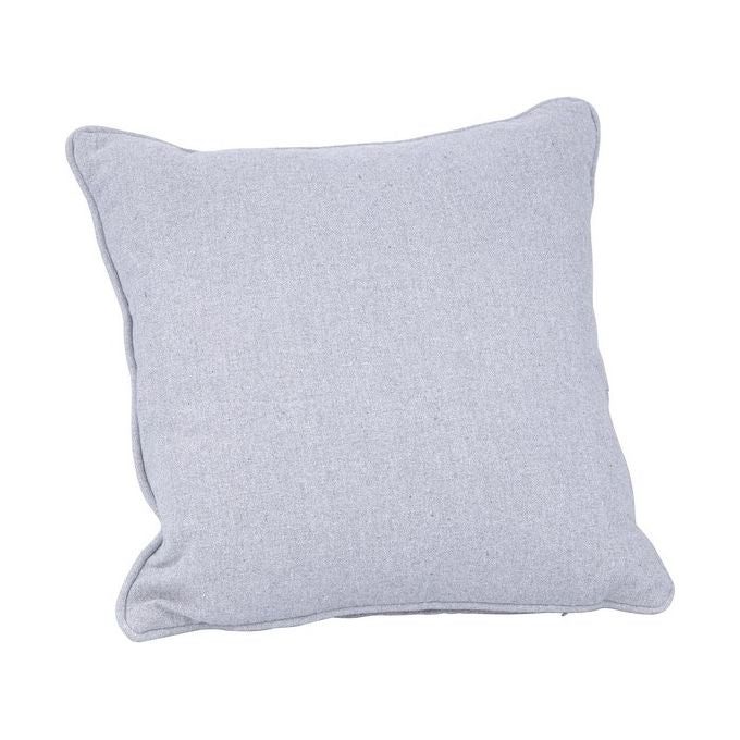 Cuscino da Arredo Sfoderabile Flo 100% Cotone 40X40 cm Grigio Chiaro