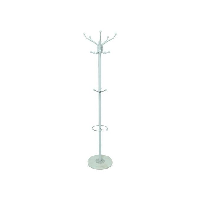 Appendiabiti Adan in Metallo 36x36cm-H174cm Bianco