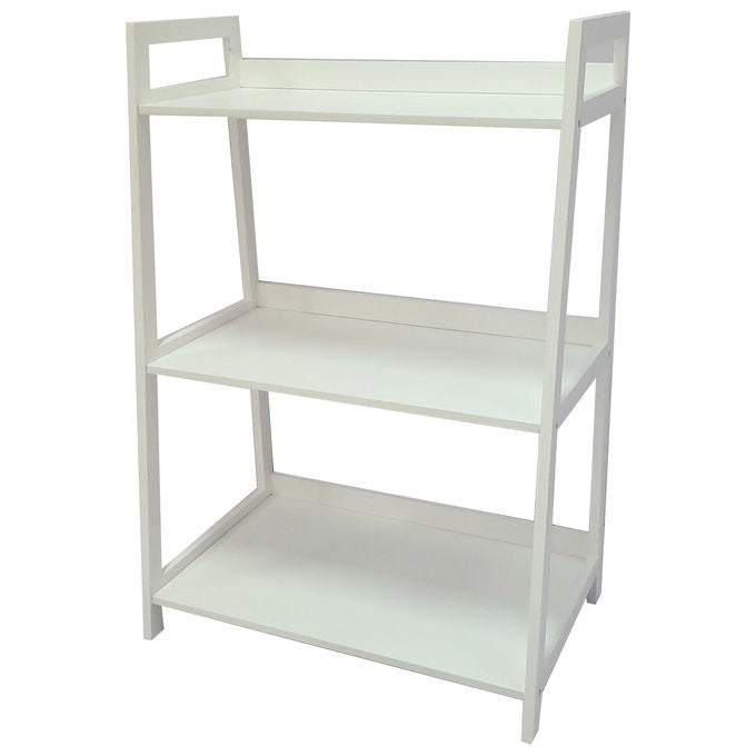 SCAFFALE CON 3 RIPIANI DORA LEGNO BIANCO 62X38X90